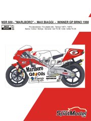 Studio27 DC799: Marking / livery 1/12 scale - Honda NSR500